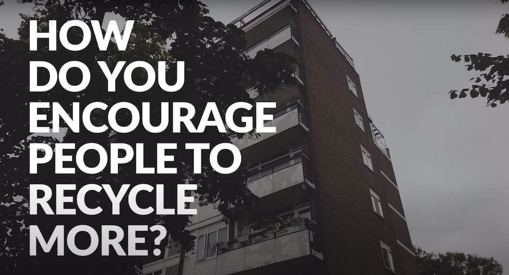'How to encourage people to recycle more?' graphic